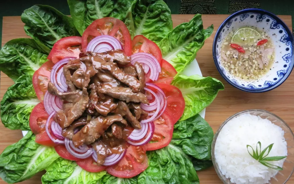 Beef Lok Lak, Cambodian dish
